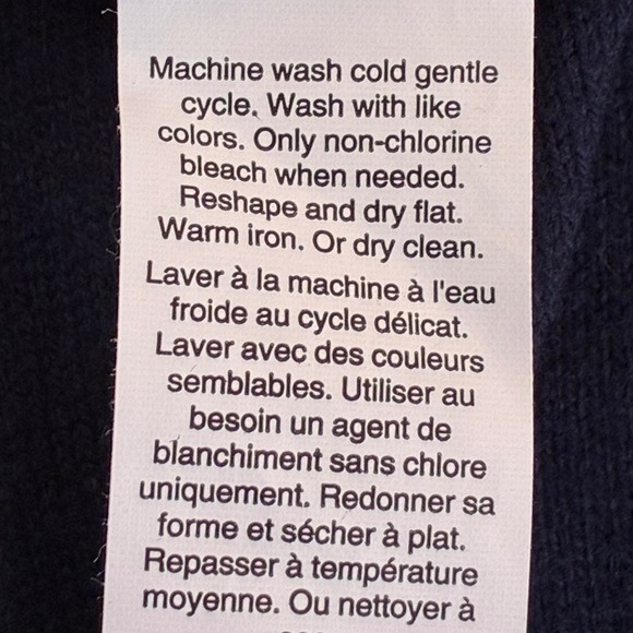 Gap cotton Owl pullover sweater Womens XL Navy Long sleeve Whimsical Weekend - Picture 7 of 8